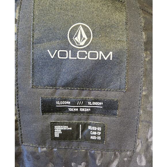 Volcom Bolts Like NEW Black 10K Snowboard Ski Winter Jacket Women Size XS - Picture 13 of 14